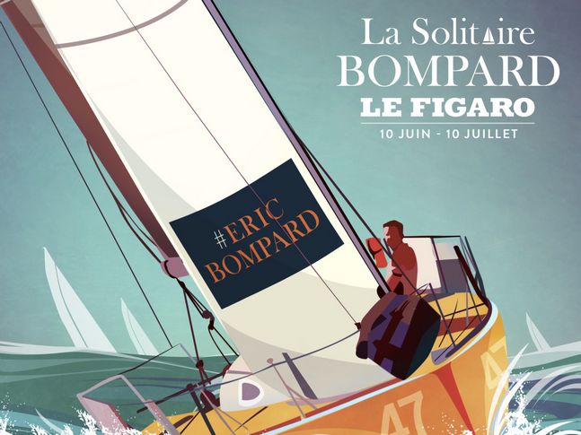 affiche solitaire figaro bompard 2016