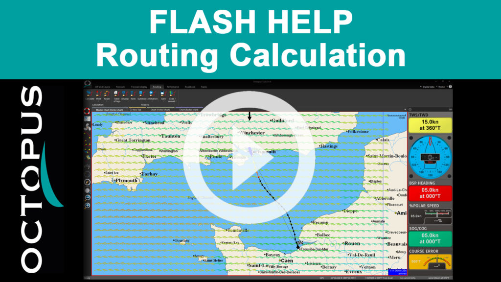 Calculate a routing with Octopus